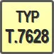 Piktogram - Typ: T.7628